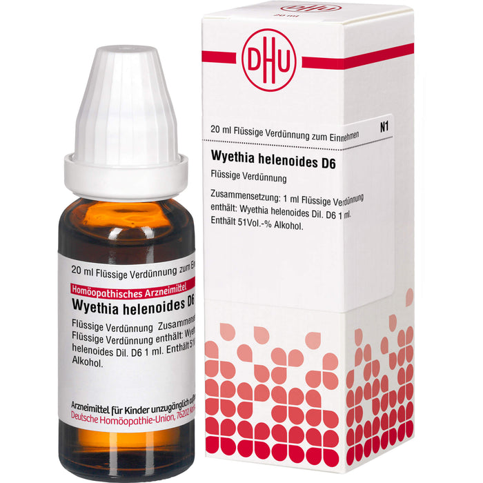 Wyethia helenioides D6 DHU Dilution, 20 ml Solution
