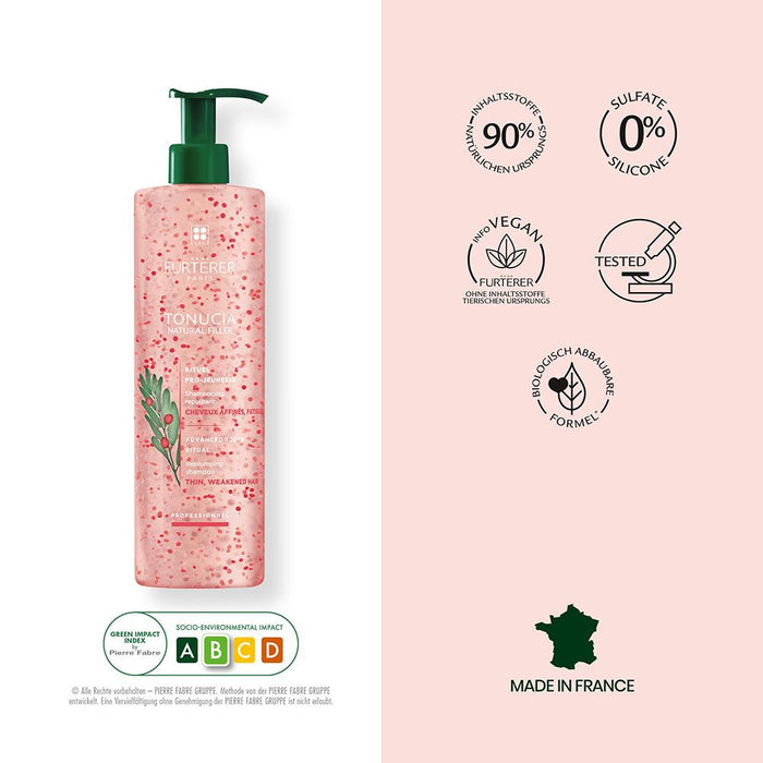 René Furterer Tonucia Natural Filler Shampoo, 600 ml Shampoing