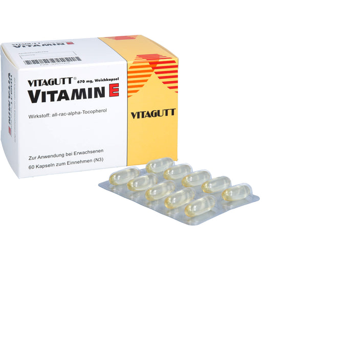 Vitagutt® Vitamin E 670 mg, Weichkapsel, 60 St WKA