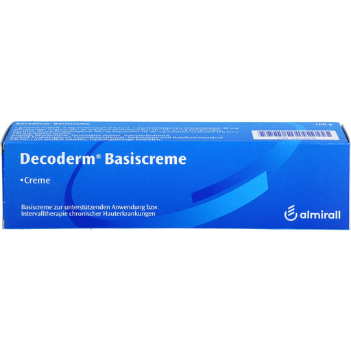 Decoderm Basiscreme zur Intervalltherapie chronischer Hauterkrankungen, 100 g Creme