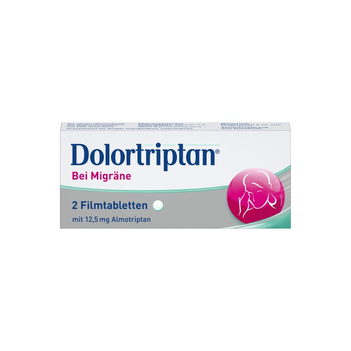 Dolortriptan bei Migräne, 2 pc Tablettes