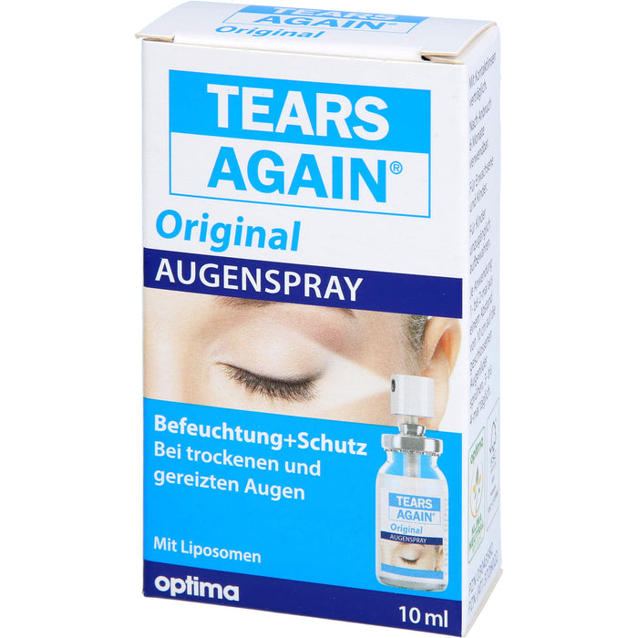 TEARS AGAIN Augenspray, zur verbesserten Befeuchtung der Augen und Augenlider, 10 ml Lösung
