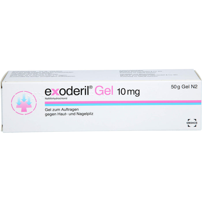 exoderil Gel gegen Haut- und Nagelpilz, 50 g Gel