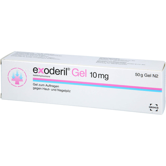 exoderil Gel gegen Haut- und Nagelpilz, 50 g Gel