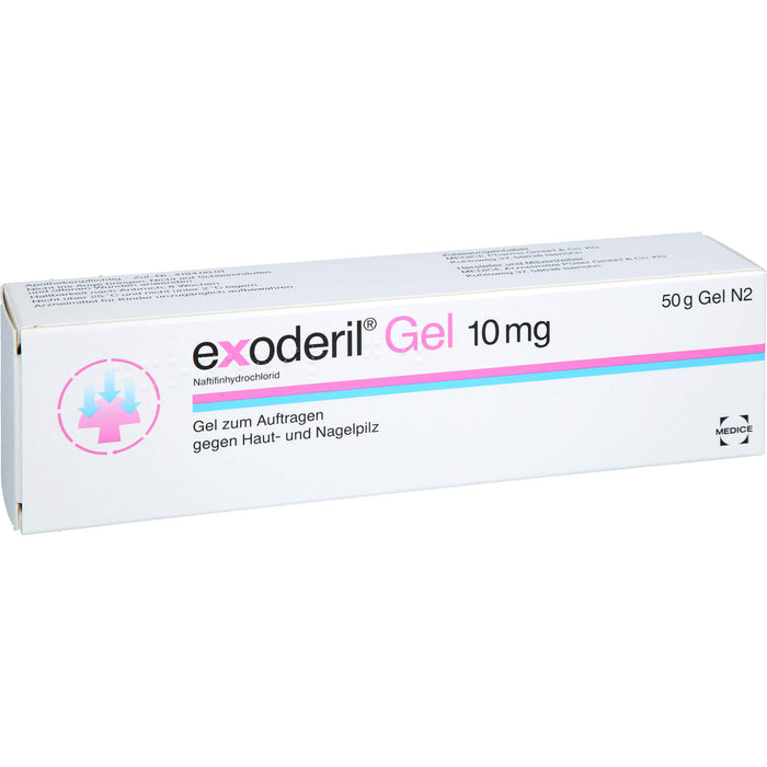 exoderil Gel gegen Haut- und Nagelpilz, 50 g Gel
