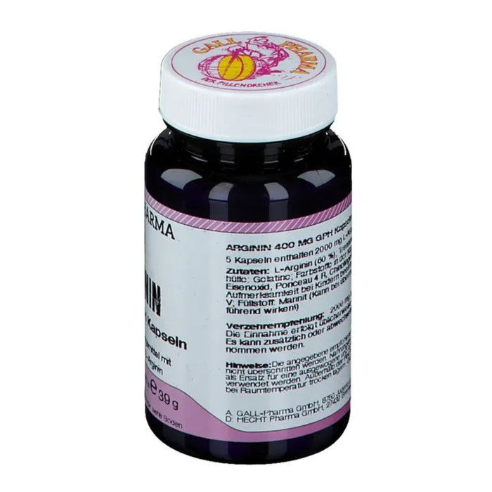 GALL PHARMA Arginin 400 mg GPH Kapseln, 60 pcs. Capsules