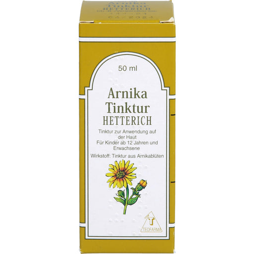 Arnikatinktur Hetterich, 50 ml Lösung