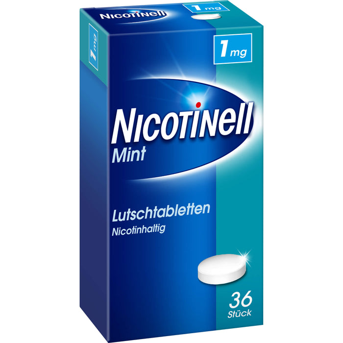 Nicotinell Mint Lutschtabletten zur Raucherentwöhnung, 36 pcs. Tablets