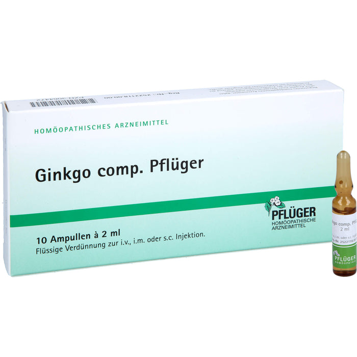 Pflüger Ginkgo comp. flüssige Verdünnung, 10 St. Ampullen