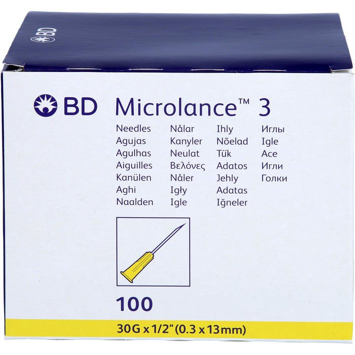 BD Microlance 3 Sonderkanülen 30 G 1/2 0,3 x 13 mm, 100 pc Aiguilles