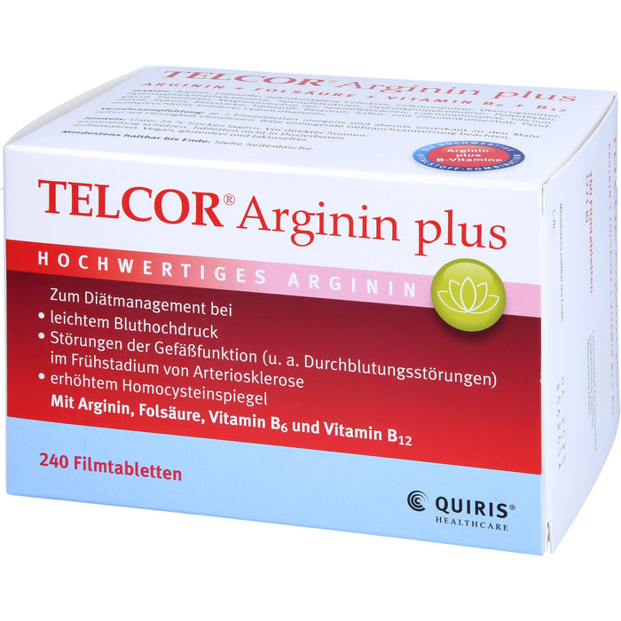 TELCOR Arginin plus, 240 pc Tablettes