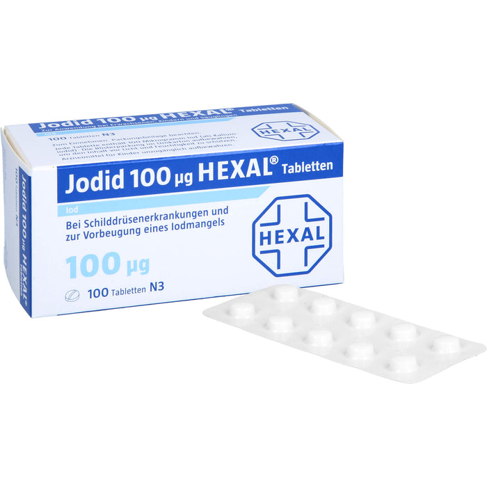 Jodid 100 µg HEXAL Tabletten, 100 pc Tablettes