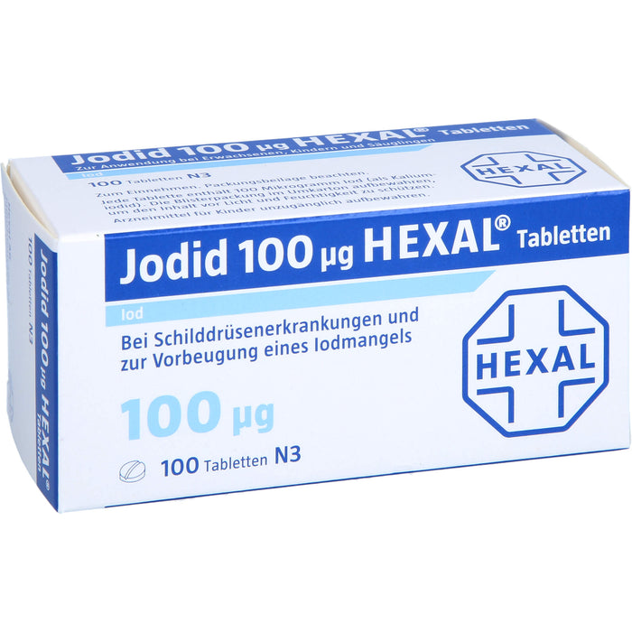 Jodid 100 µg HEXAL Tabletten, 100 pc Tablettes