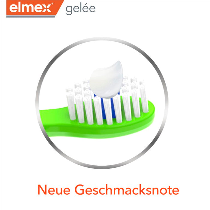 elmex gelée Fluorid Zahnpasta, zum Schutz vor Karies und schmerzempfindlichen Zähnen, 25.0 g Gel