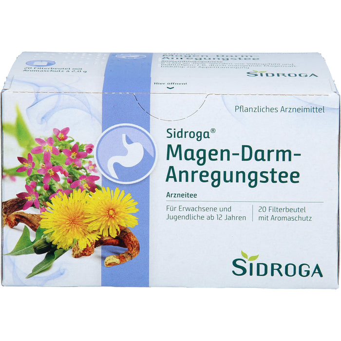 Sidroga Magen-Darm-Anregungstee Filterbeutel, 20 St. Filterbeutel
