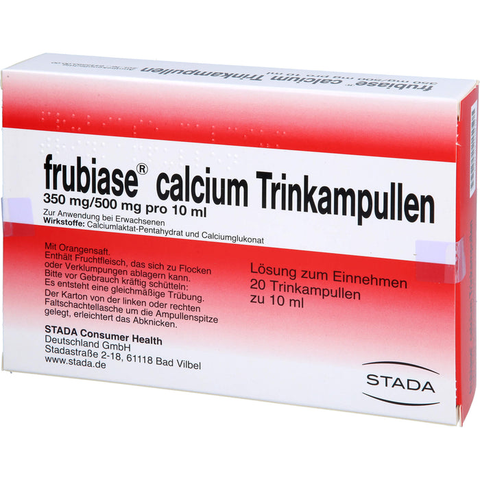 frubiase Calcium Trinkampullen, 20 St. Ampullen