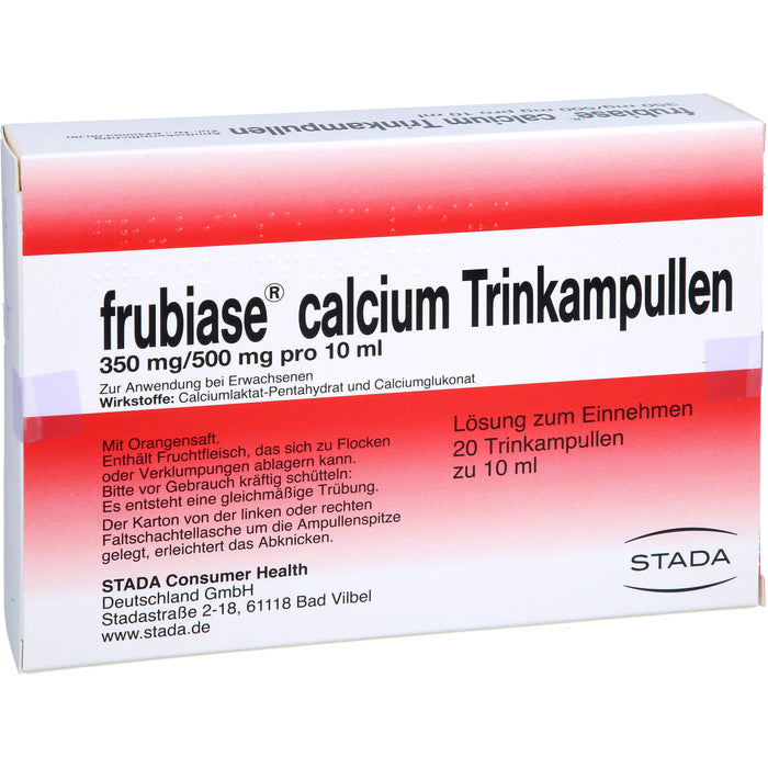 frubiase Calcium Trinkampullen, 20 pcs. Ampoules