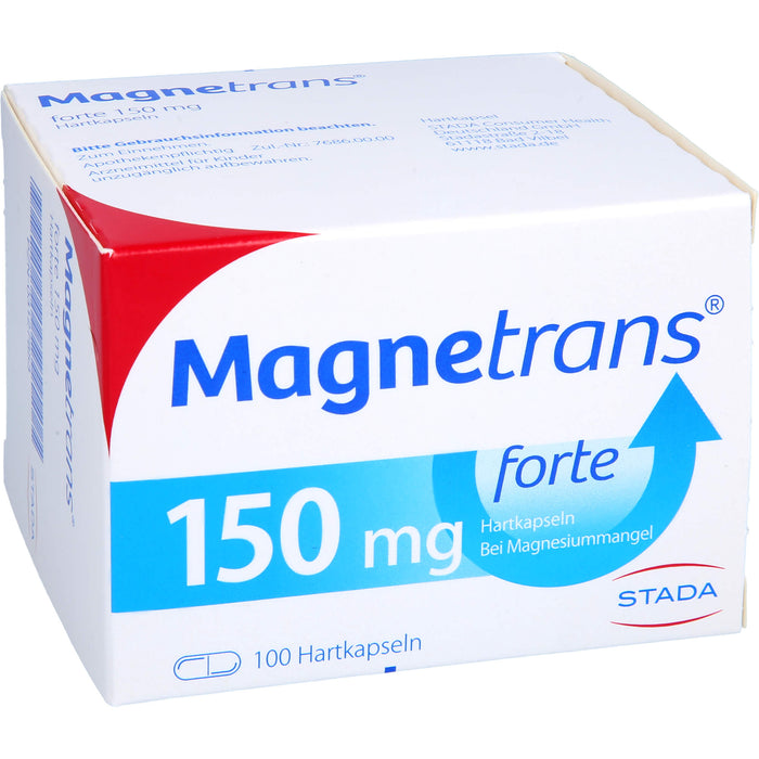 Magnetrans forte 150 mg Hartkapseln bei Magnesiummangel, 100 pc Capsules