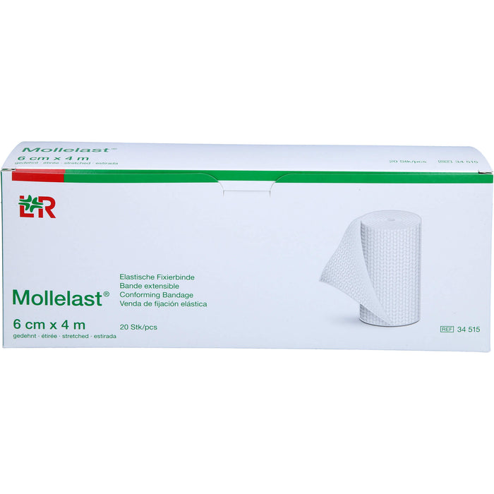 Mollelast Elastische Fixierbinde 6cmx4m, 20 St BIN