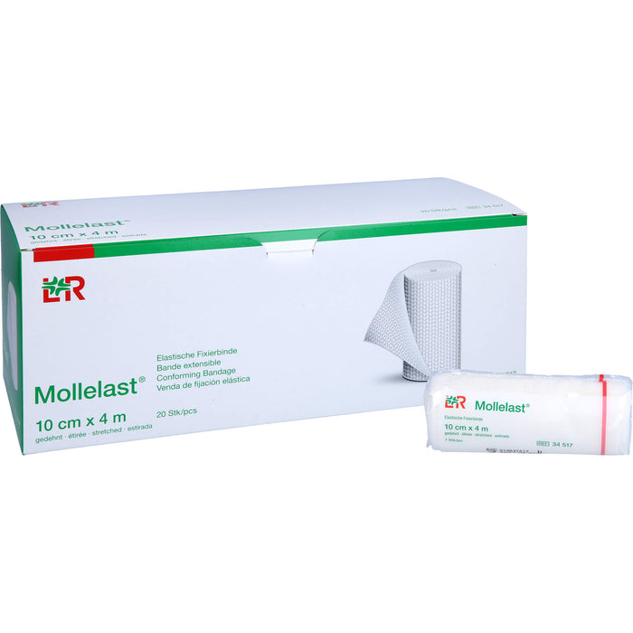 Mollelast elastische Fixierbinde 10 cm x 4 m, 20 St. Binde