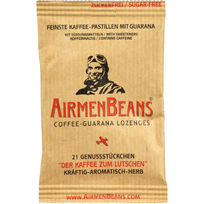 AirmenBeans feinste Kaffee Pastillen mit Guarana, 21 pc Pastilles