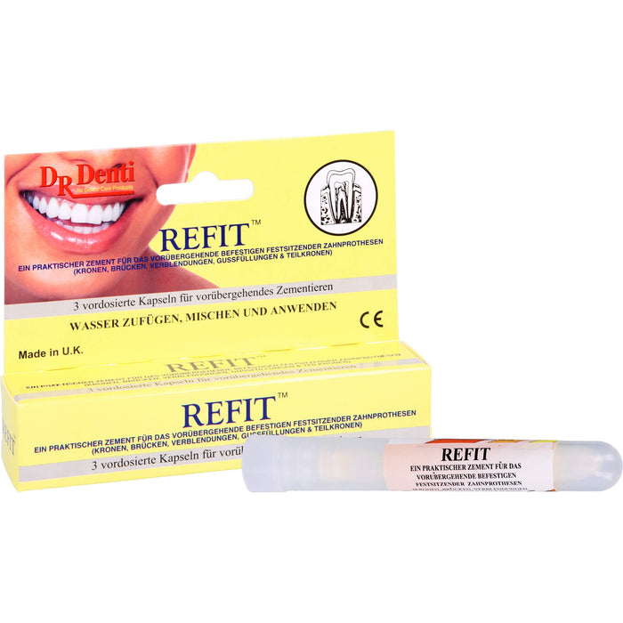 Zahnzement für Kronen + Brücken, 3 pcs. Capsules