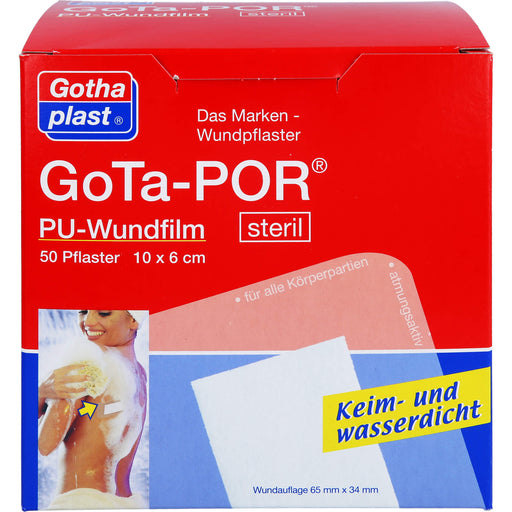 Gota-POR PU Wundfilm 10x6cm steril, 50 St PFL