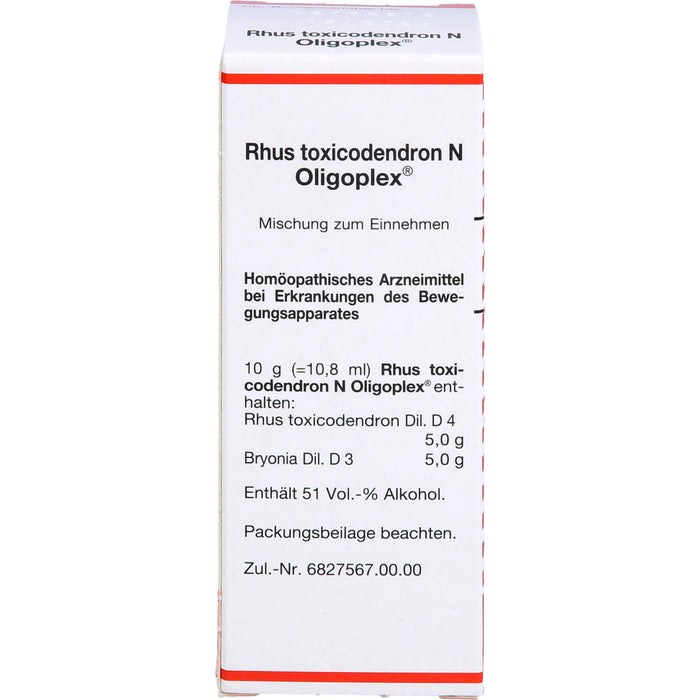 Rhus toxicodendron N Oligoplex®, Mischung, 50 ml LIQ
