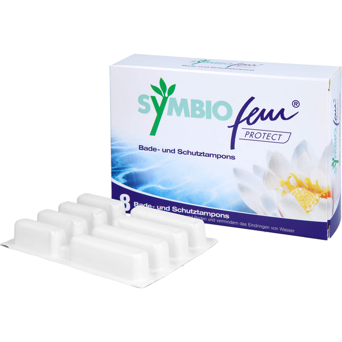 SYMBIOfem Protect Bade und Schutztampon, 8 pc Tampons