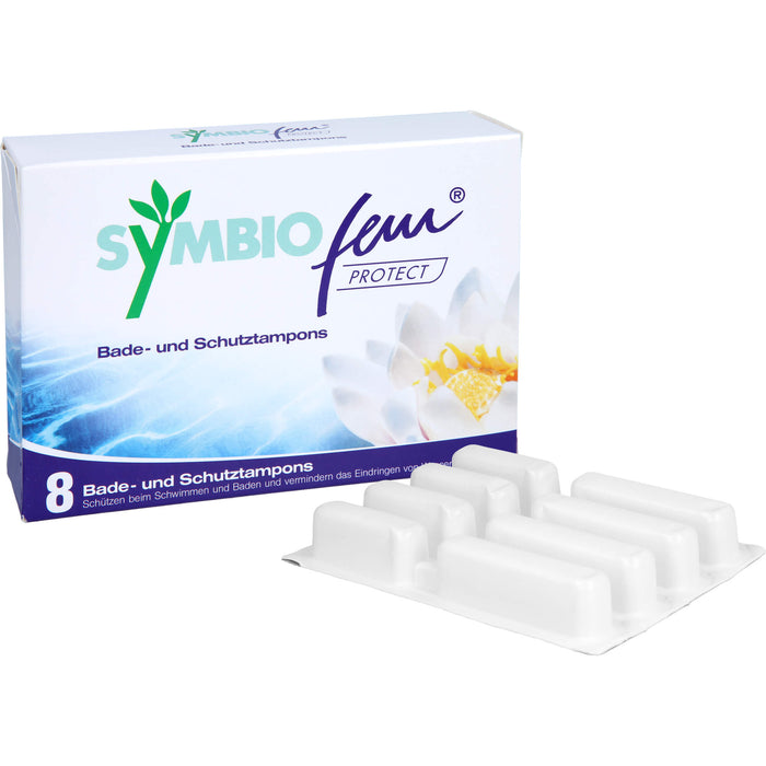 SYMBIOfem Protect Bade und Schutztampon, 8 pc Tampons