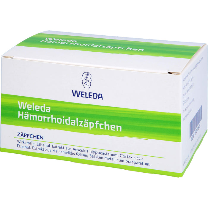 WELEDA Hämorrhoidalzäpfchen, 50 St. Zäpfchen