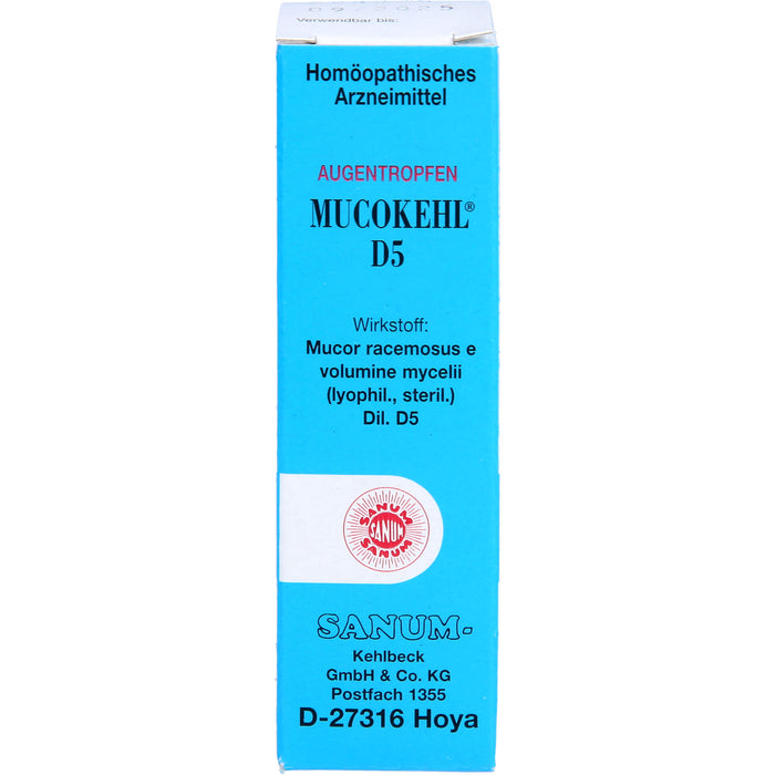 SANUM-KEHLBECK Mucokehl D5 Augentropfen, 5 ml Lösung