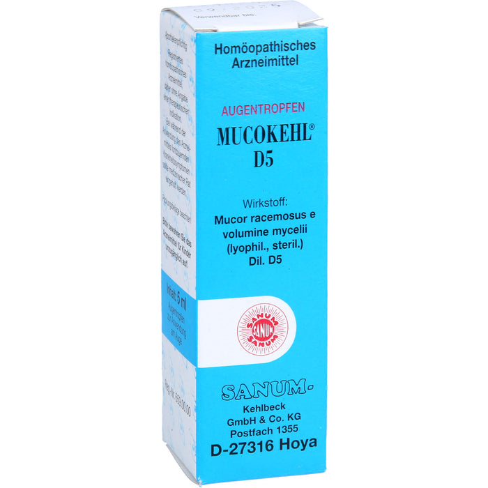 SANUM-KEHLBECK Mucokehl D5 Augentropfen, 5 ml Solution