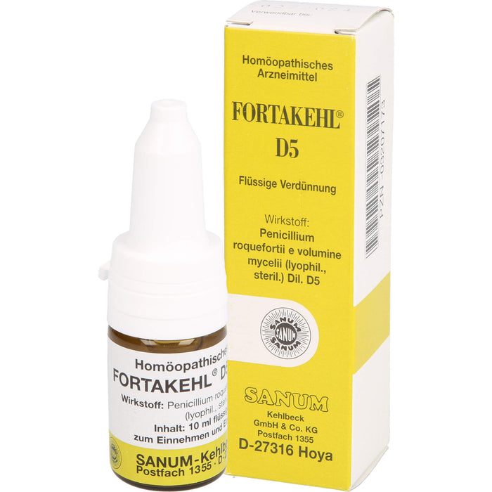 SANUM-KEHLBECK Fortakehl D5 flüssige Verdünnung, 10 ml Lösung