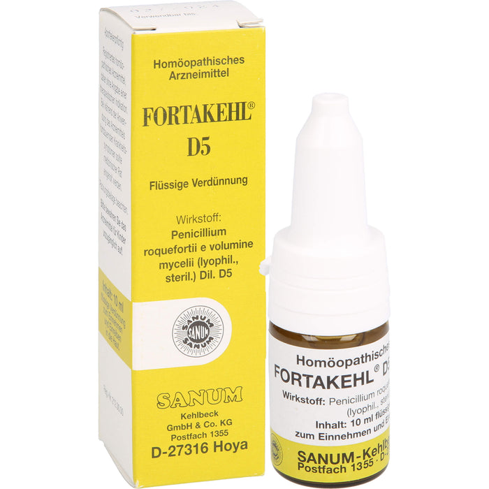 SANUM-KEHLBECK Fortakehl D5 flüssige Verdünnung, 10 ml Lösung