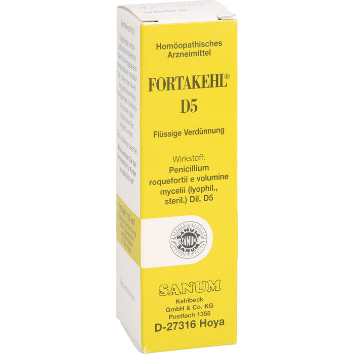 SANUM-KEHLBECK Fortakehl D5 flüssige Verdünnung, 10 ml Lösung