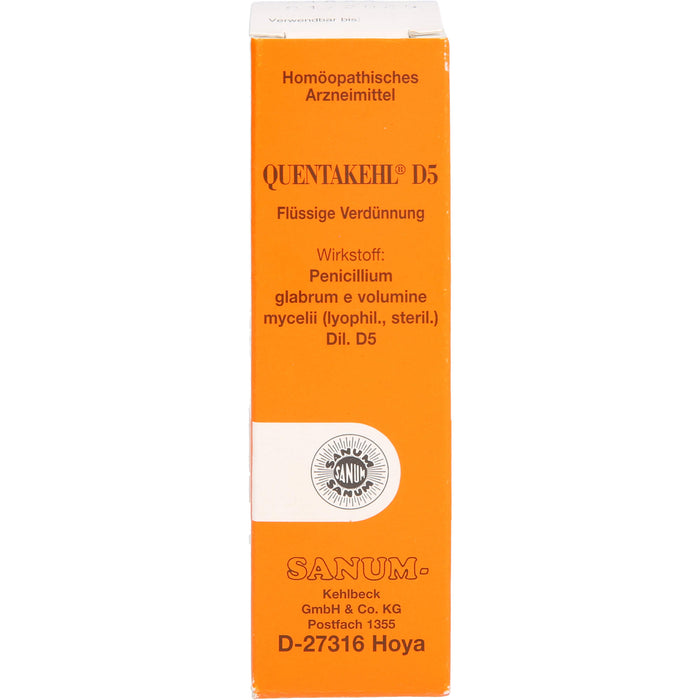 SANUM-KEHLBECK Quentakehl D5 flüssige Verdünnung, 10 ml Lösung