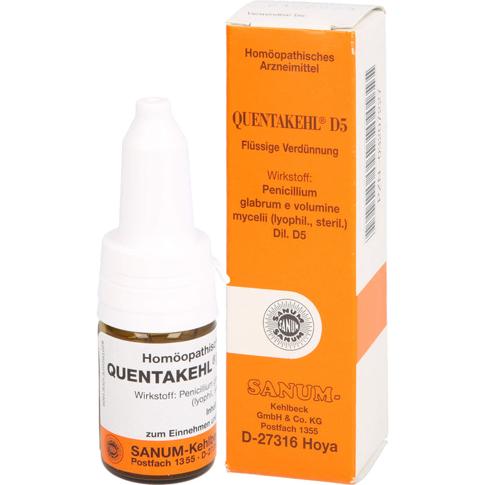 SANUM-KEHLBECK Quentakehl D5 flüssige Verdünnung, 10 ml Lösung