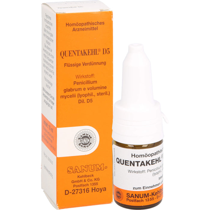 SANUM-KEHLBECK Quentakehl D5 flüssige Verdünnung, 10 ml Lösung