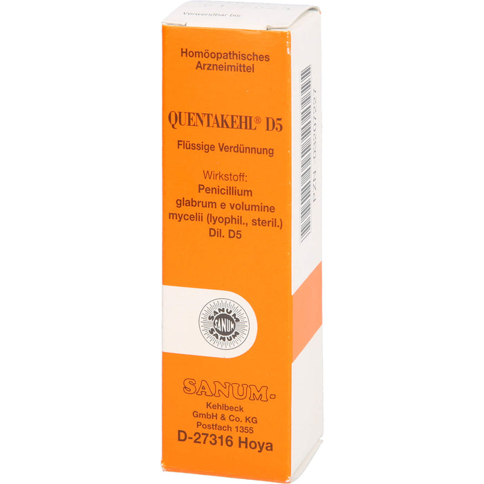 SANUM-KEHLBECK Quentakehl D5 flüssige Verdünnung, 10 ml Lösung