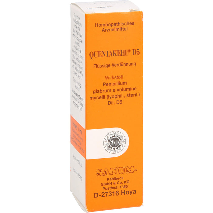 SANUM-KEHLBECK Quentakehl D5 flüssige Verdünnung, 10 ml Solution