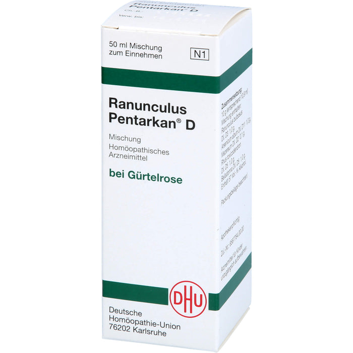 DHU Ranunculus Pentarkan D Mischung bei Gürtelrose, 50 ml Solution