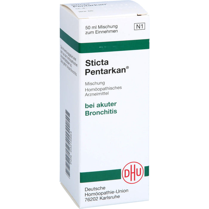 DHU Sticta Pentarkan Tropfen bei akuter Bronchitis, 50 ml Solution