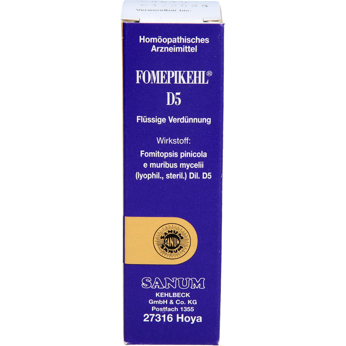 Fomepikehl D5 Tropfen, 10 ml Lösung