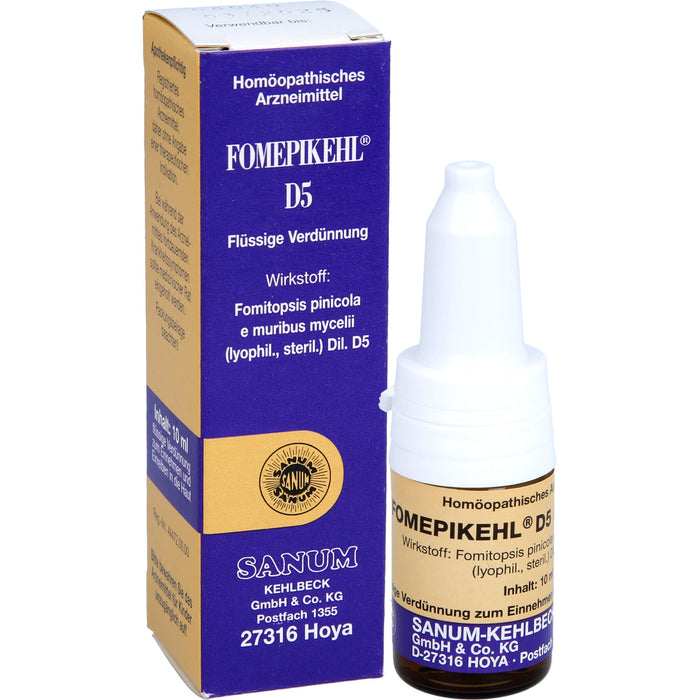 Fomepikehl D5 Tropfen, 10 ml Solution