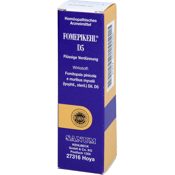 Fomepikehl D5 Tropfen, 10 ml Solution
