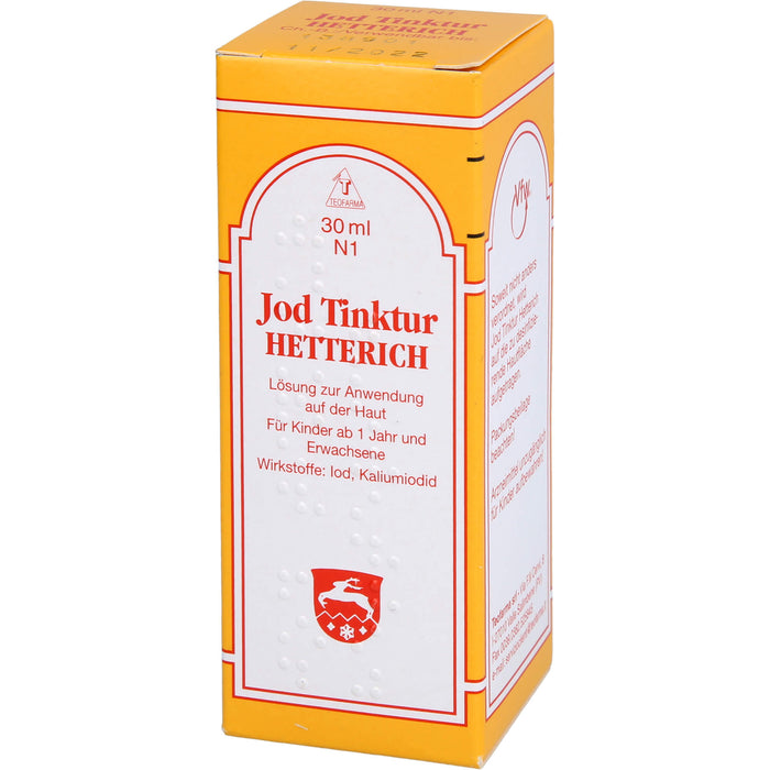 Jodtinktur Hetterich, 30 ml Solution