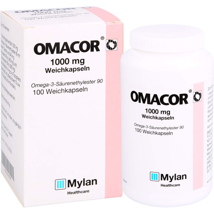 Omacor , 1000 mg Weichkapseln, 100 pc Capsules
