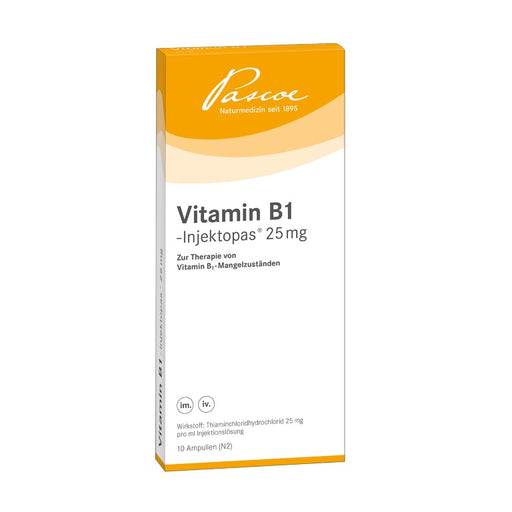 Pascoe Vitamin B1-Injektopas 25 mg flüssige Verdünnung, 10 St. Ampullen