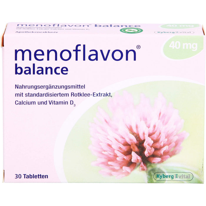 Menoflavon Balance Tabletten bei Beschwerden der Wechseljahre, 30 St. Tabletten